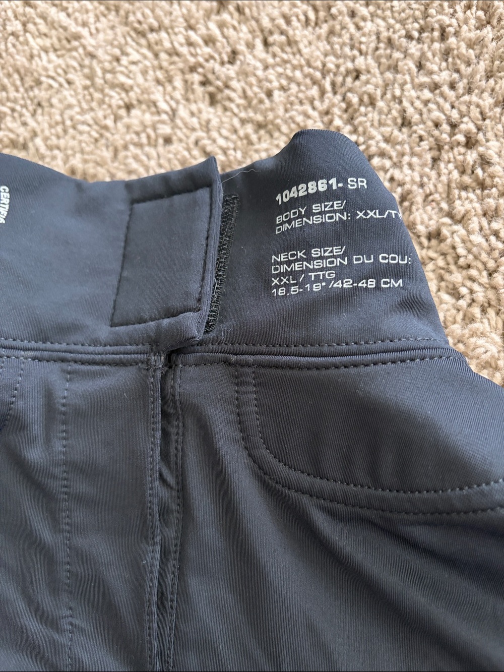 Bauer Black Compression Short Sleeve Top - Size XXL (2XL) - Picture 5 of 6
